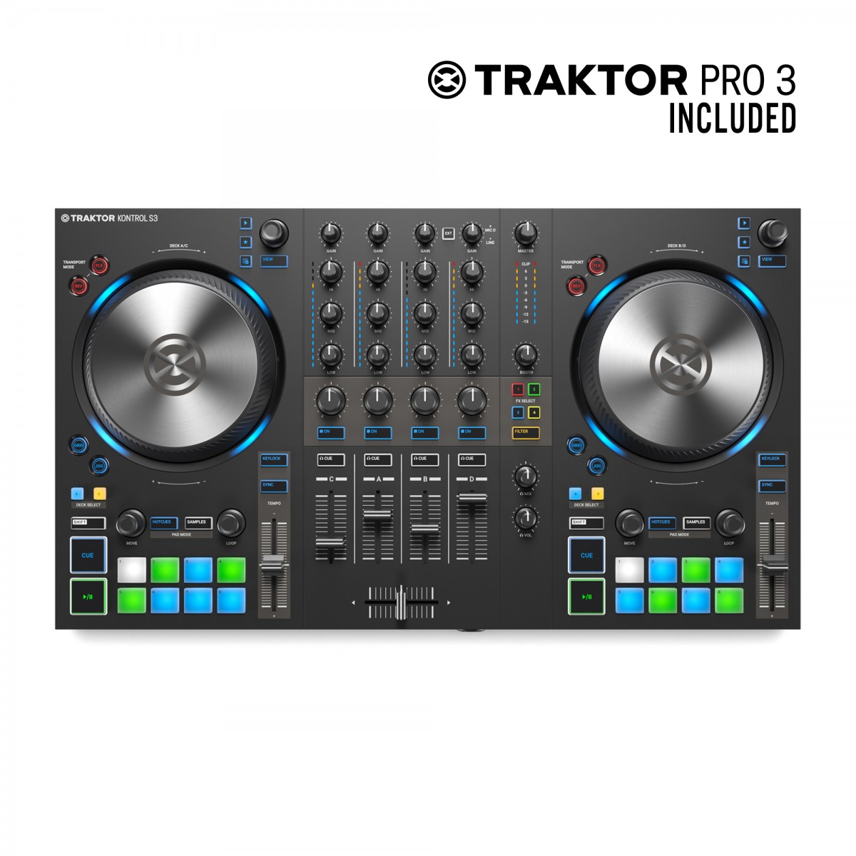 TRAKTOR KONTROL S3 DJコントローラー Native Instruments Traktor Kontrol S3